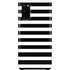 White and Black Stripes Galaxy S20 Lite Case