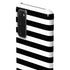 White and Black Stripes Galaxy S20 Lite Case