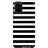 White and Black Stripes Galaxy S20 Plus Pro Case