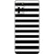 White and Black Stripes Galaxy S20 Plus Skin
