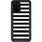 White and Black Stripes Galaxy S20 Plus Waterproof Case