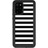 White and Black Stripes Galaxy S20 Plus Waterproof Case