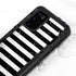 White and Black Stripes Galaxy S20 Plus Waterproof Case