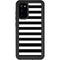 White and Black Stripes Galaxy S20 Waterproof Case