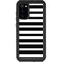 White and Black Stripes Galaxy S20 Waterproof Case