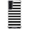 White and Black Stripes Galaxy S21 5G Clear Case