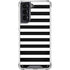 White and Black Stripes Galaxy S21 5G Clear Case