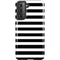 White and Black Stripes Galaxy S21 5G Pro Case