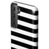 White and Black Stripes Galaxy S21 FE Pro Case