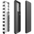 White and Black Stripes Galaxy S21 FE Pro Case
