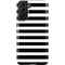 White and Black Stripes Galaxy S21 Plus 5G Pro Case