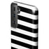 White and Black Stripes Galaxy S21 Plus 5G Pro Case