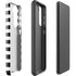 White and Black Stripes Galaxy S21 Plus 5G Pro Case