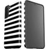 White and Black Stripes Galaxy S21 Plus 5G Pro Case