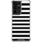 White and Black Stripes Galaxy S21 Ultra 5G Clear Case