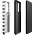 White and Black Stripes Galaxy S22 Plus Pro Case