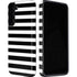 White and Black Stripes Galaxy S22 Plus Pro Case
