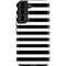 White and Black Stripes Galaxy S22 Pro Case