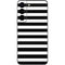 White and Black Stripes Galaxy S22 Skin
