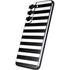 White and Black Stripes Galaxy S22 Skin