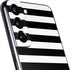 White and Black Stripes Galaxy S22 Skin