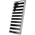 White and Black Stripes Galaxy S22 Ultra Clear Case