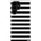 White and Black Stripes Galaxy S22 Ultra Pro Case