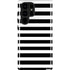 White and Black Stripes Galaxy S22 Ultra Pro Case