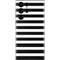 White and Black Stripes Galaxy S22 Ultra Skin