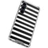 White and Black Stripes Galaxy S23 FE Clear Case