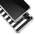White and Black Stripes Galaxy S23 FE Clear Case