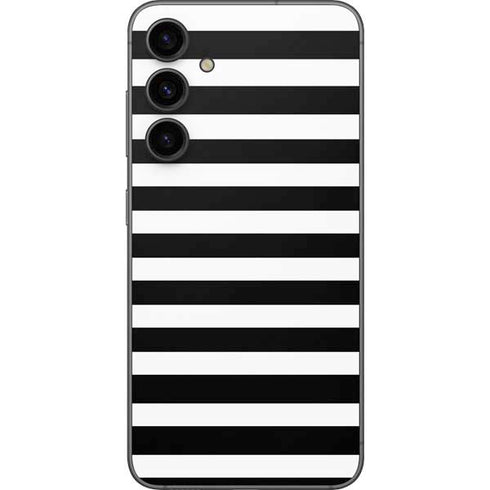 White and Black Stripes Galaxy S23 FE Skin