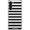 White and Black Stripes Galaxy S23 Plus Clear Case