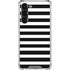 White and Black Stripes Galaxy S23 Plus Clear Case