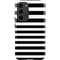 White and Black Stripes Galaxy S23 Plus Pro Case