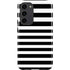 White and Black Stripes Galaxy S23 Plus Pro Case