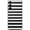White and Black Stripes Galaxy S23 Plus Skin
