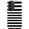 White and Black Stripes Galaxy S23 Pro Case