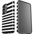White and Black Stripes Galaxy S23 Pro Case