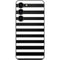 White and Black Stripes Galaxy S23 Skin