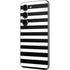 White and Black Stripes Galaxy S23 Skin