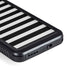 White and Black Stripes Galaxy S23 Waterproof Case