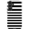 White and Black Stripes Galaxy S24 Plus Impact Case