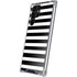 White and Black Stripes Galaxy S24 Ultra Clear Case