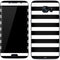 White and Black Stripes Galaxy S7 Skin