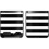 White and Black Stripes Galaxy Z Flip Skin