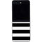 White and Black Stripes Galaxy Z Flip5 5G Skin