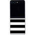 White and Black Stripes Galaxy Z Flip5 5G Skin