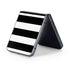 White and Black Stripes Galaxy Z Flip5 5G Skin