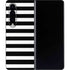 White and Black Stripes Galaxy Z Fold4 5G Skin